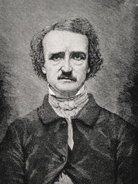 Edgar Allan Poe 19th Century Print - American Author & Critic
