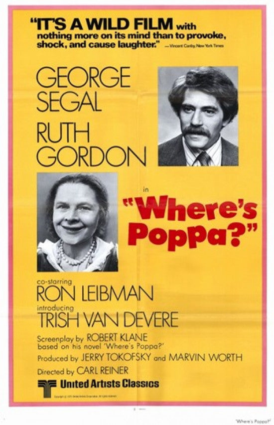 Where's Poppa Movie Poster - 11x17 Print