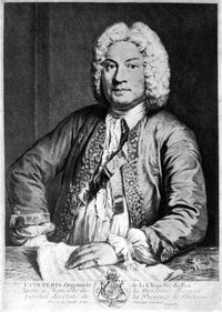 Francois Couperin Copper Engraving Fine Art Print by Joseph Flipart