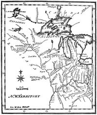 Northwest Territory Map Fine Art Print by Granger Collection