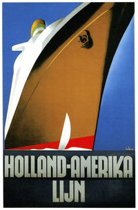 Dutch Travel Poster Fine Art Print by Wim Ten Broek | 1932