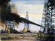 Spindletop Oil Pool Fine Art Print - Historic Texas Gusher