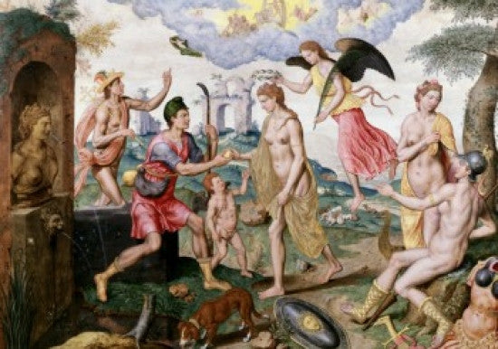 The Judgement of Paris Fine Art Print by Lucas de Heere