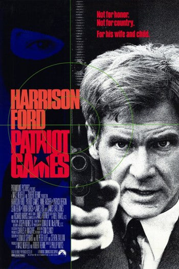 Patriot Games Movie Poster (11x17) | Pop Culture Graphics