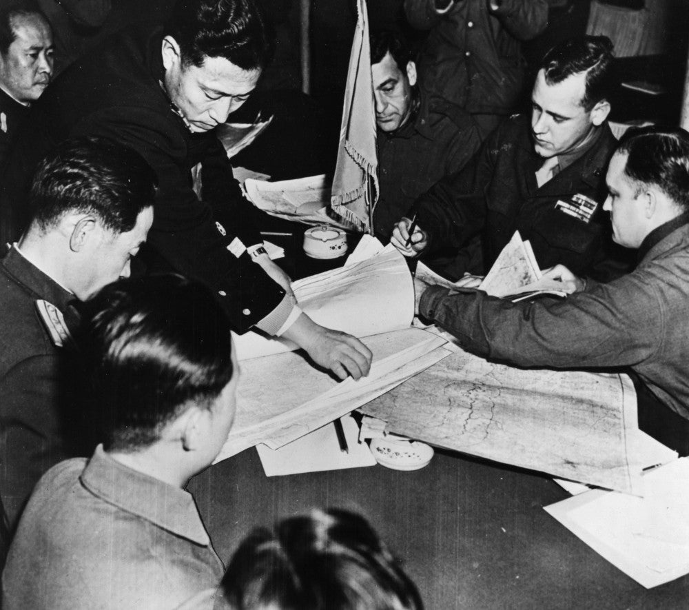 Korean War Panmunjom Armistice Negotiations Fine Art Print