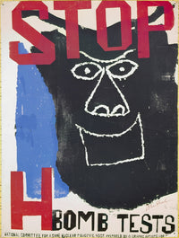 Ben Shahn Anti-Nuclear Fine Art Print - 1962 Poster