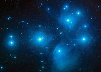 Pleiades Star Cluster Fine Art Print by Stocktrek Images