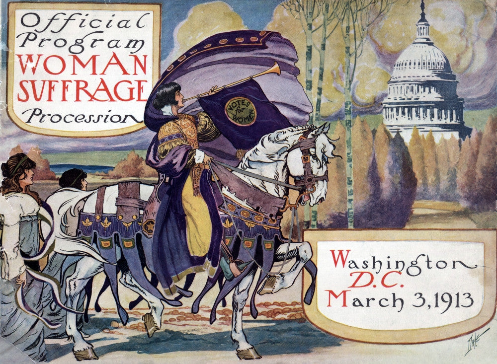 Suffragette Parade 1913 Fine Art Print by Granger Collection