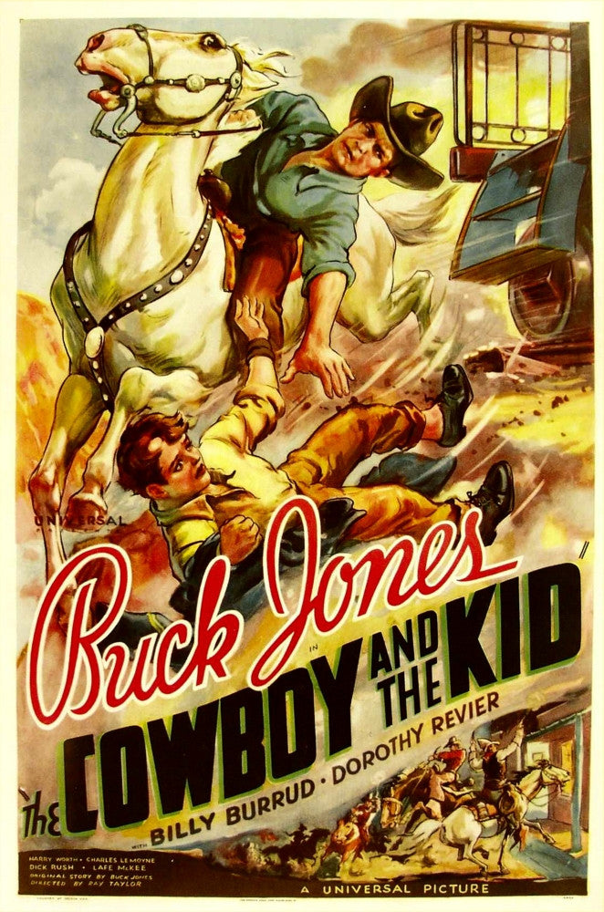The Cowboy And The Kid Movie Poster Fine Art Print - 1936
