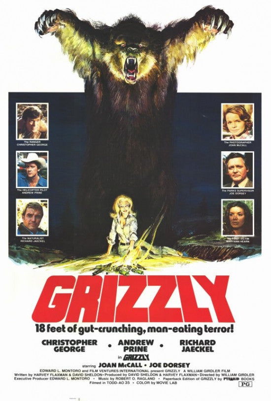 Grizzly Movie Poster Print - 27x40 | Posterazzi