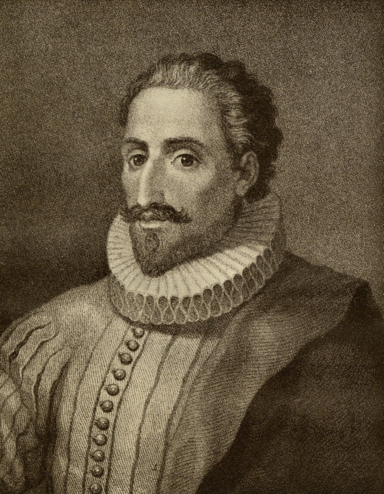 Miguel Saavedra De Cervantes Fine Art Print from Masterpiece Library