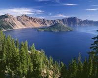 Crater Lake and Wizard Island Fine Art Print by John Barger