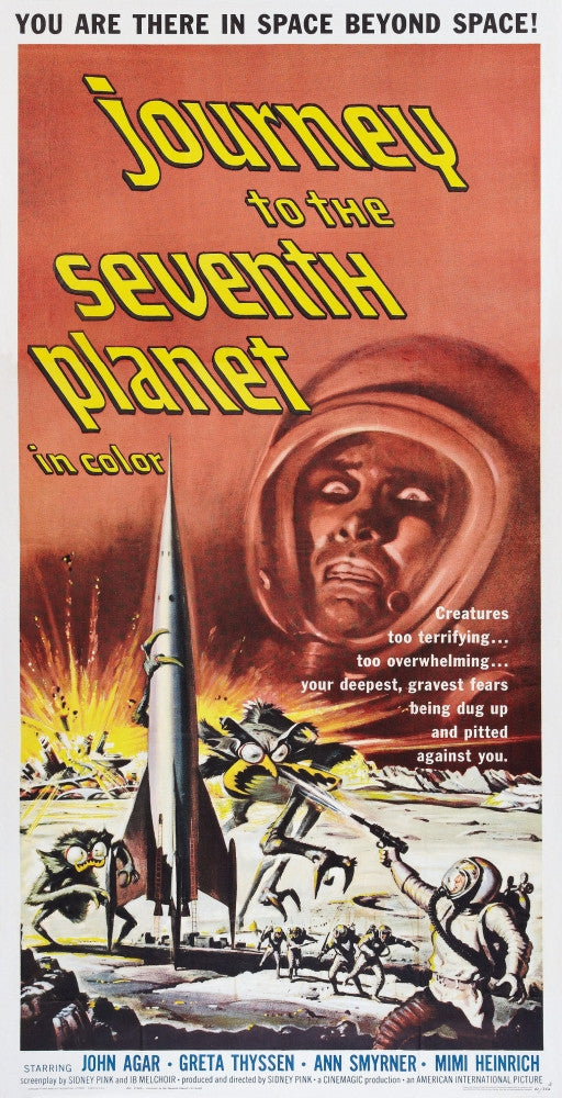Journey to the Seventh Planet Movie Poster Art - 1962 Masterprint