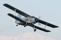 Bulgarian Air Force Antonov An-2 Flying Over Bulgaria Fine Art Print by Anton Balakchiev