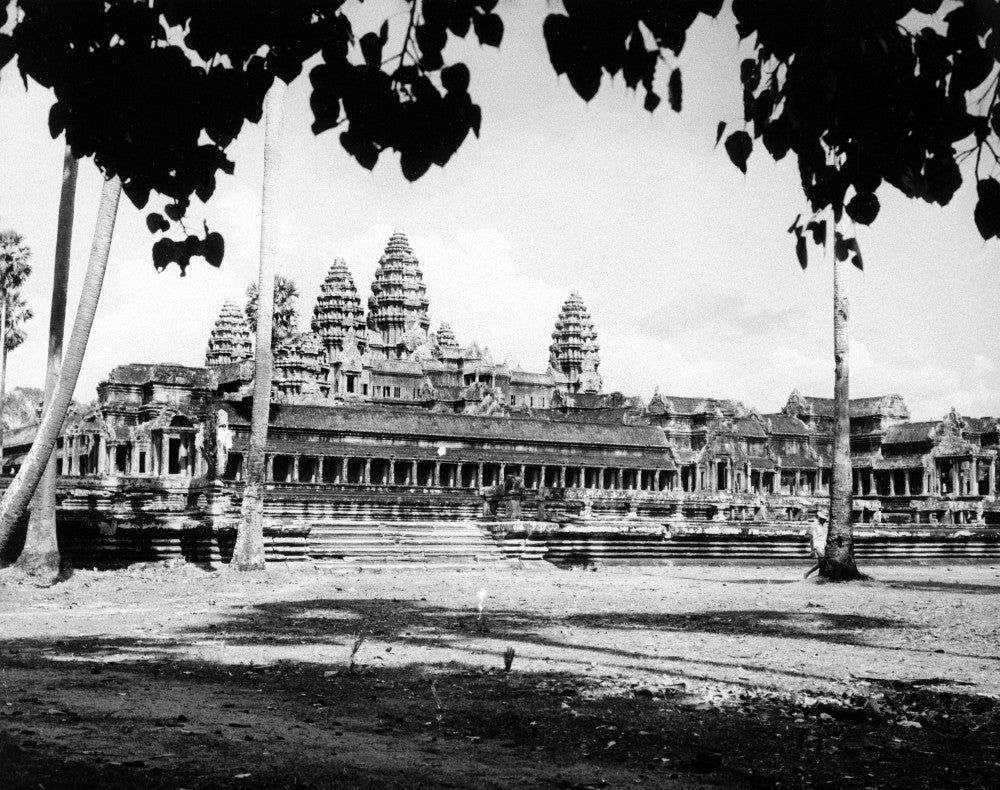 Angkor Wat Temple Ruins Fine Art Print - Photographed in 1960