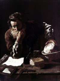 Archimedes Fine Art Print on Canvas by Domenicho Fetti
