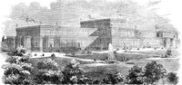The Industrial Exhibition in Munich Etching from 1854 by John Short