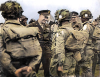 Eisenhower Orders Paratroopers for D-Day Fine Art Print