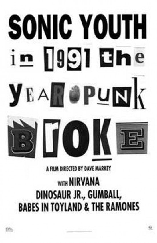 1991: The Year Punk Broke Movie Poster (11x17)