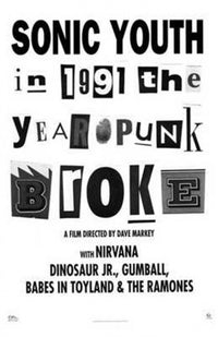 1991: The Year Punk Broke Movie Poster (11x17)