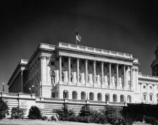 Senate Building Fine Art Print - Low Angle View, Washington DC