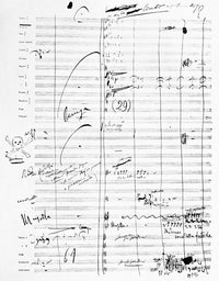 Giacomo Puccini Autograph Manuscript Page from 'La Boheme' - Fine Art Print