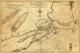 Course of Delaware River Fine Art Print by William Faden