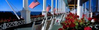 Porch of the Grand Hotel Fine Art Print by Panoramic Images