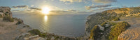 Scenic Sunset at Dingli Cliffs, Malta Fine Art Print