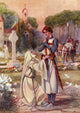 Sir Galahad and the Holy Grail Illustration by Hilary Jane Morgan