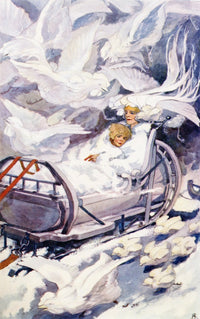 The Snow Queen Fine Art Print by Helen Stratton | Posterazzi