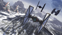 Star Wars TIE Fighters Patrol Over Arctic Landscape Fine Art Print