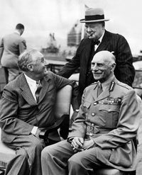 Quebec Conference 1944 Fine Art Print featuring WWII Allied Leaders