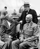Quebec Conference 1944 Fine Art Print featuring WWII Allied Leaders