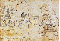 Aztec Journey from Aztlán, Codex Boturini 16th Century Fine Art Print by Science Source