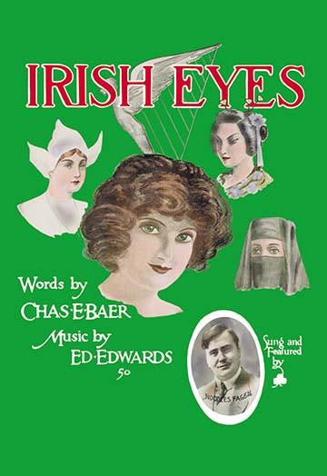 Women with Green Eyes Fine Art Print - Sheet Music by Noodles Fagan