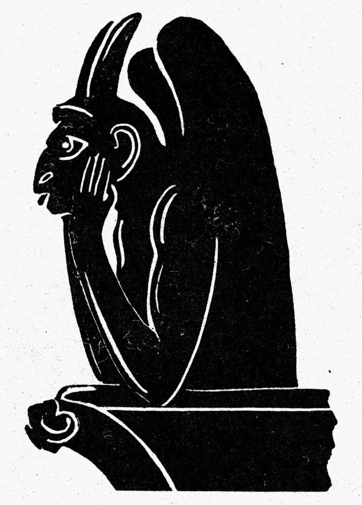 Symbol: Gargoyle - Vigilance Fine Art Print by Granger Collection