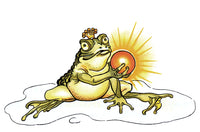 The Frog Prince Watercolor Art Print by Ruth Koser-Michaels