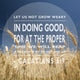 Grain Field Under Blue Sky with Galatians 6:9 Scripture Print by Tim Antoniuk
