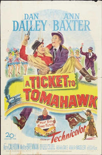Ticket to Tomahawk Movie Poster Print 27x40