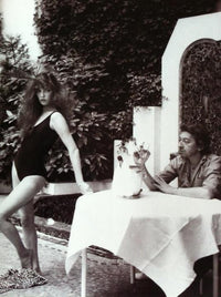 Jane Birkin Black One-Piece Photo Print - Premium Art Print