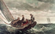 Breezing Up Fine Art Print by Winslow Homer - National Gallery