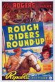 Rough Riders' Round-Up Movie Poster Print - 1939 Classic