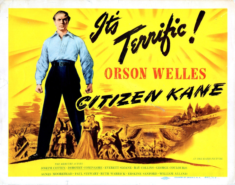 Citizen Kane Movie Poster Fine Art Print by Everett Collection
