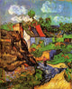 Houses in Auvers Fine Art Print - Available in Multiple Sizes