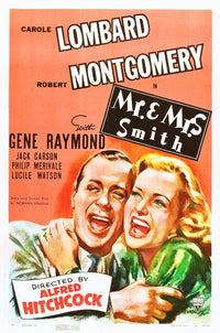 Mr. and Mrs. Smith Movie Poster Fine Art Print (1941)