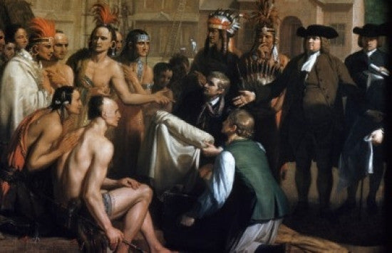 Penn's Treaty with the Indians by Benjamin West - Fine Art Print