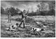 Snipe Hunters Engraving Print - Spring Snipe-Shooting (1886) by Granger Collection
