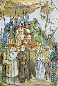 Sultan Saladin Showing Mercy to Christians - Fine Art Print