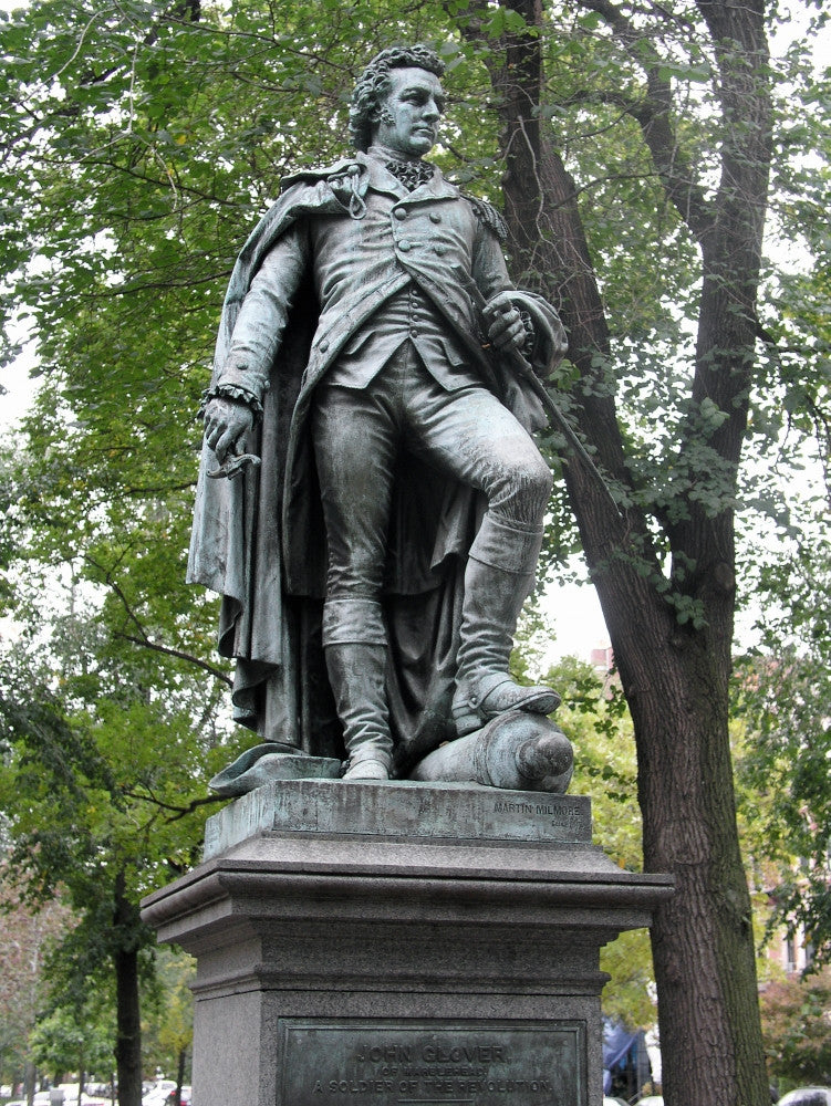 John Glover American Revolutionary Officer Bronze Sculpture Print by Martin Milmore